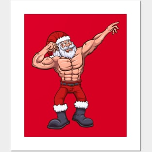 Strong Santa Claus Posters and Art